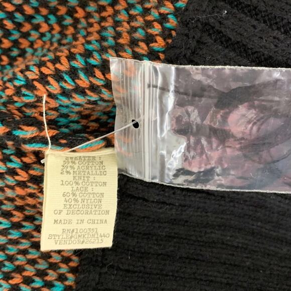 G By BKE SZ S Striped Knit & Lace Snap Cardigan - Picture 7 of 7